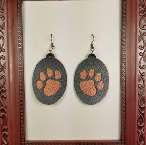 💎Handmade Faux Leather Earrings